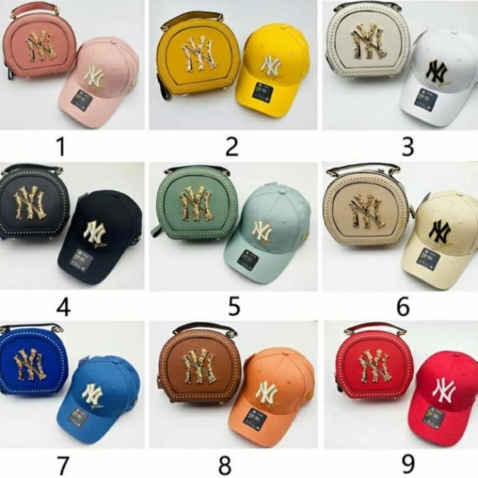 Yankee hat and purse set outlet